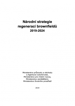 Národní strategie regenerace brownfieldů 2019–2024