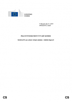 EU Green Public Procurement Criteria for Road Design, Construction and Maintenance