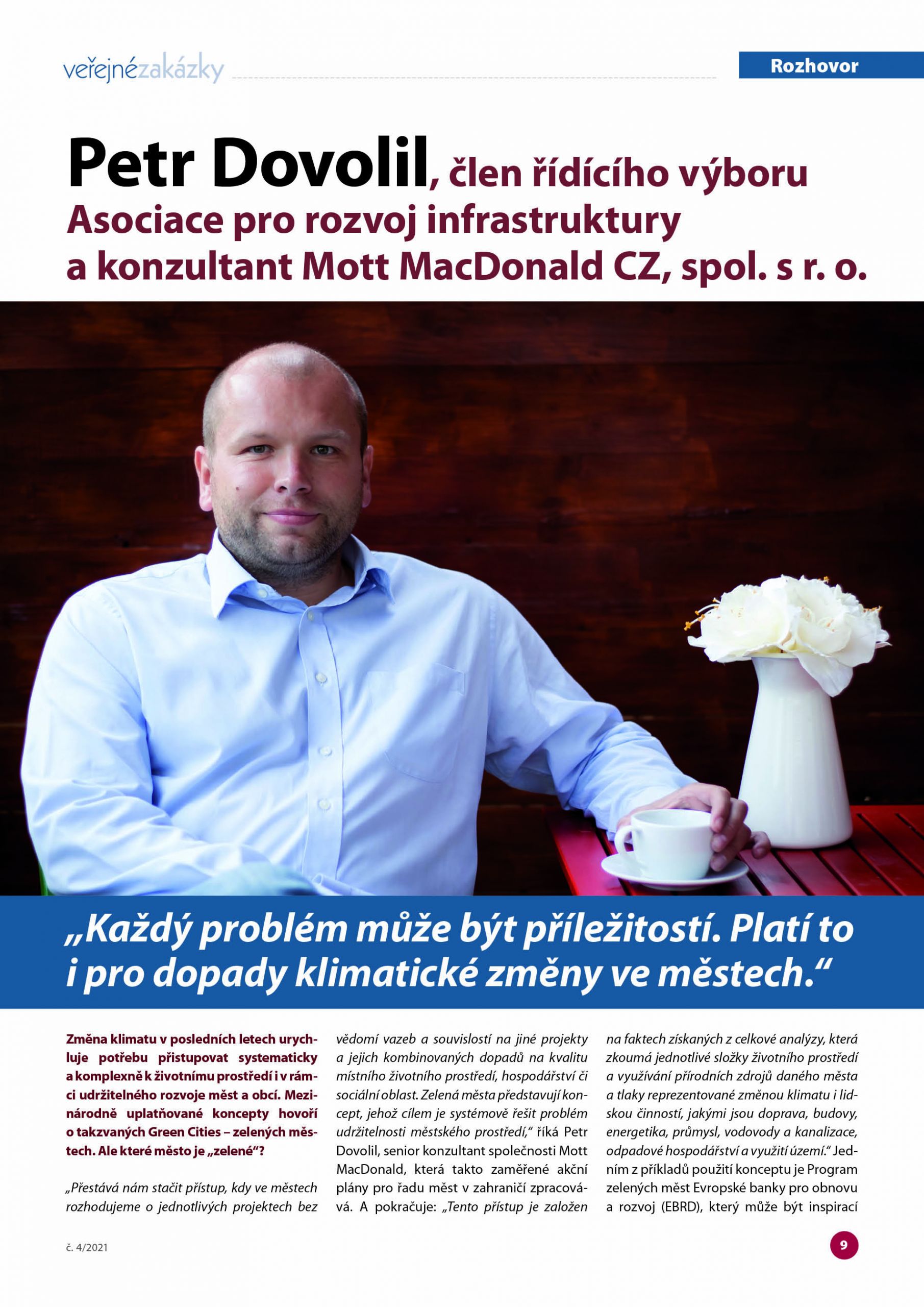 Každý problém může být příležitostí. Platí to i pro dopady klimatické změny ve městech.